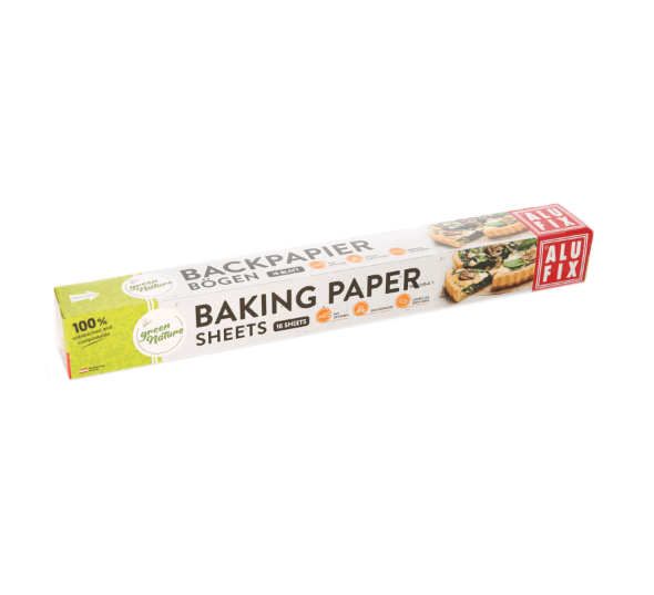 Alufix Baking paper in sheets green nature 38x42 cm 16/1